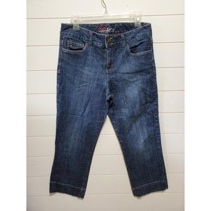 Tommy Hilfiger womens size 10 Hope crop denim jeans pocket stitching detail
